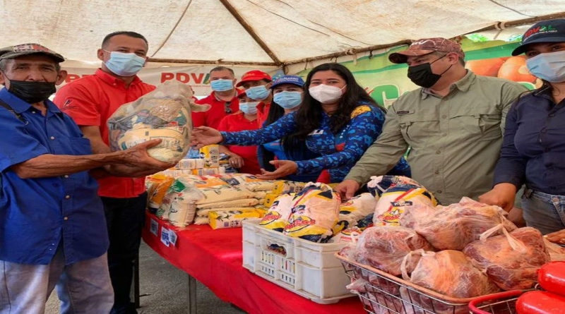 Benefician a 23 comunidades del estado Bolívar con la entrega de alimentos