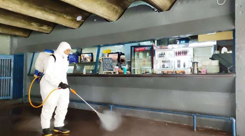 Un total de 13 millones 144 mil desinfecciones se han realizado en el país