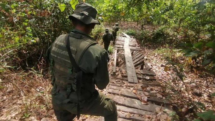 Fanb incauta trampas instaladas por los Tancol en zona fronteriza con Colombia