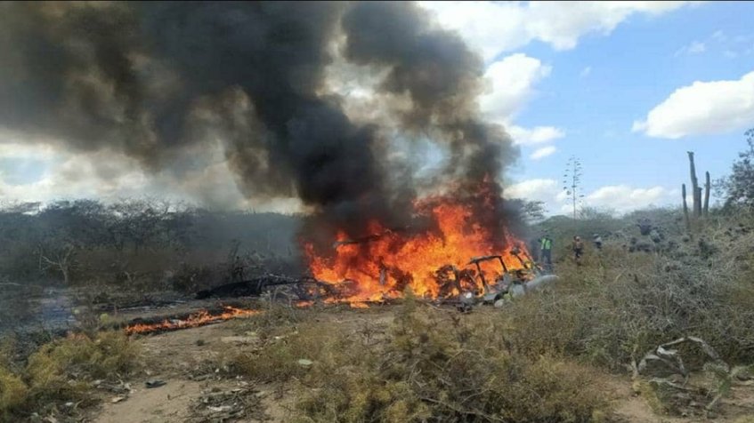 Presidente Maduro confirmó dos fallecidos y dos heridos en accidente de helicóptero de la Fanb en Lara