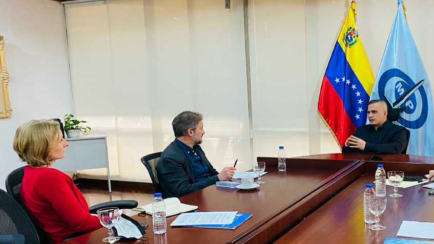 Fiscal Tarek William Saab se reunió con equipo de Bachelet en Venezuela para los DDHH
