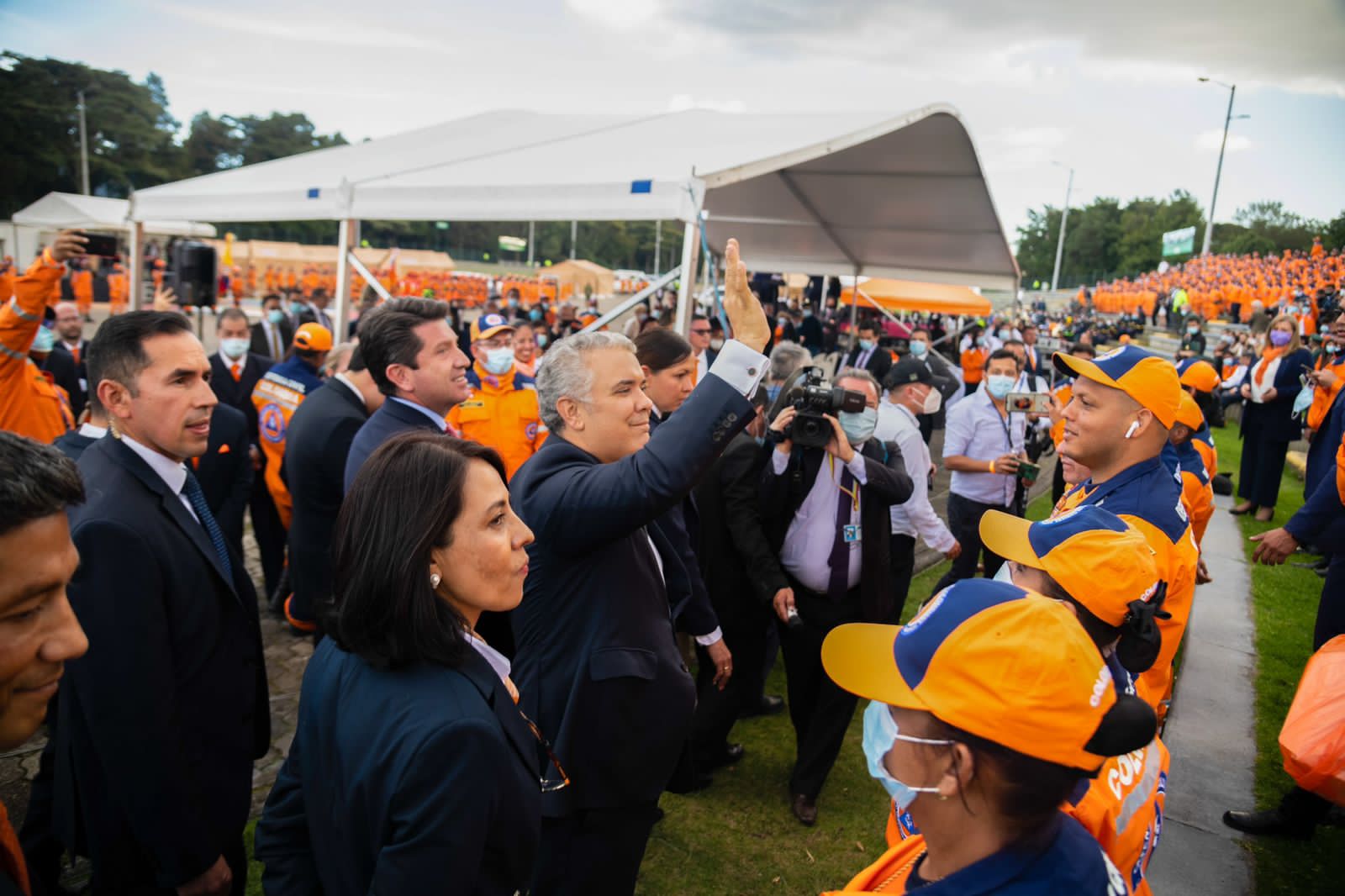 Colombia | Presidente Iván Duque se hizo presente en el 55° aniversario de la Defensa Civil