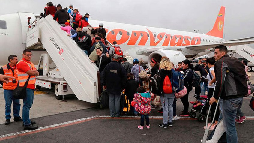 Retornan desde Perú 273 venezolanos con Plan Vuelta a la Patria