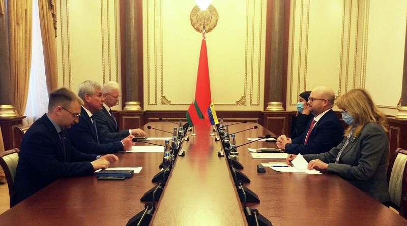 Venezuela y Beralús evalúan avances en cooperación interparlamentaria