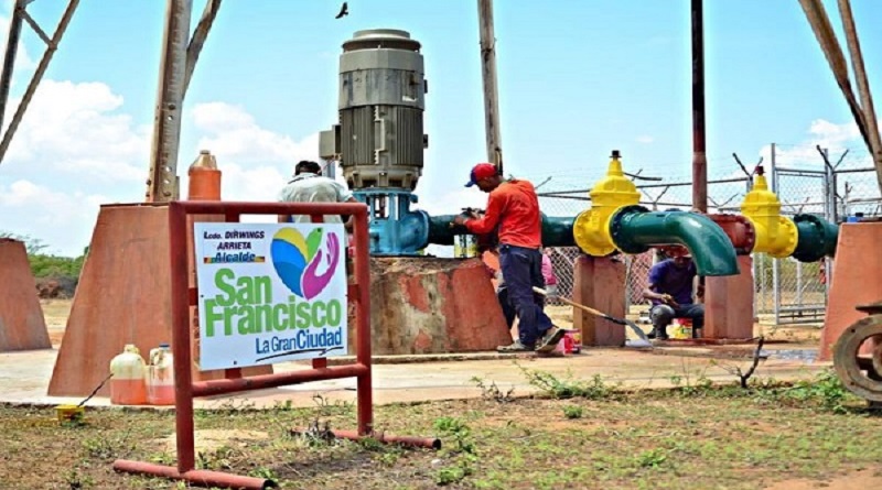 Rehabilitan estación de rebombeo en Falcón