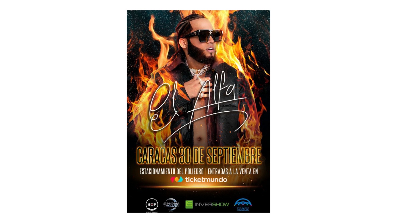 “El Alfa” se presentará en Venezuela