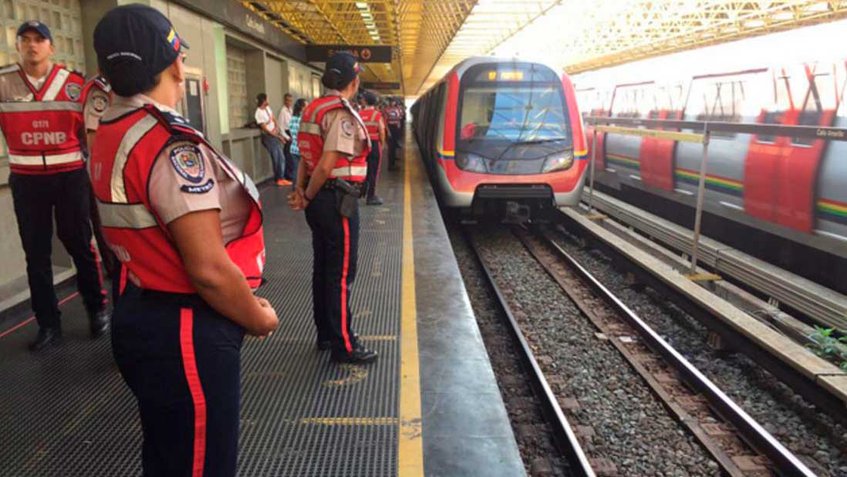 En el Metro de Caracas han detenido a más de 35 personas