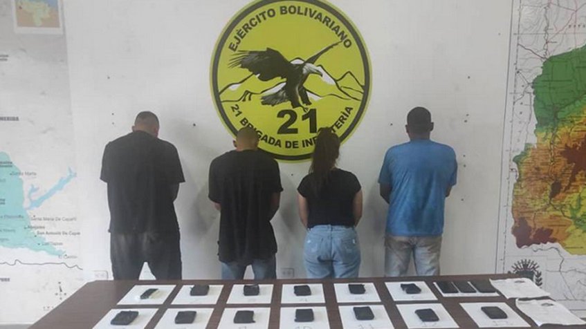 Detenidos por narcotráfico cuatro ciudadanos en el estado Táchira