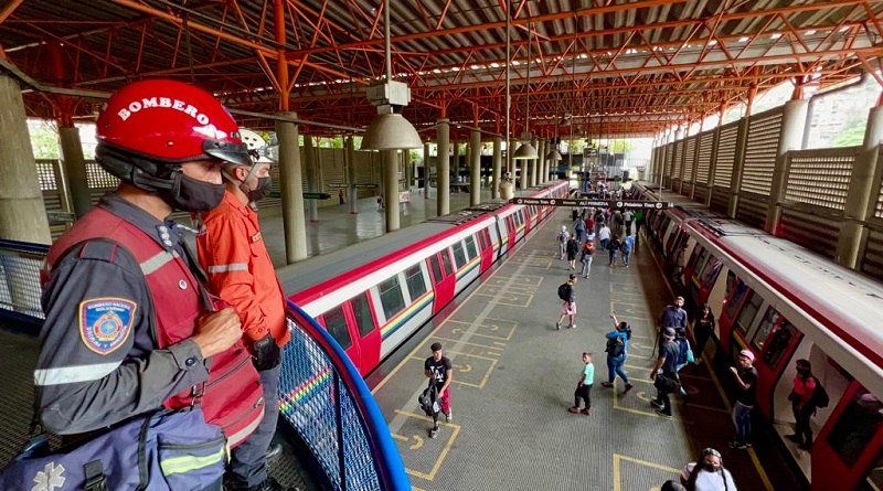 Sistema Integrado para la Atención de Emergencias en el Metro de Caracas es activado