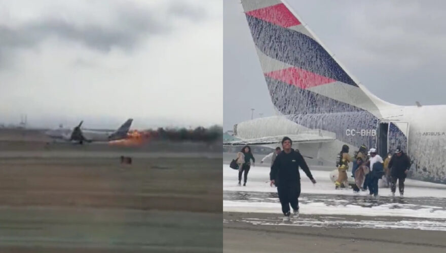 URGENTE | Al menos dos bomberos muertos tras choque de avión con camión en el Aeropuerto Internacional Jorge Chávez en Perú