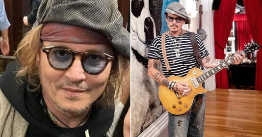 Johnny Depp con nuevo look