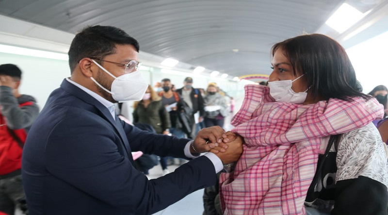 Llegaron a Venezuela 86 connacionales procedentes de Ecuador