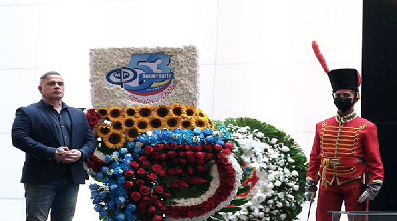 Con ofrenda al Libertador Simón Bolívar Ministerio Público celebró 53º aniversario