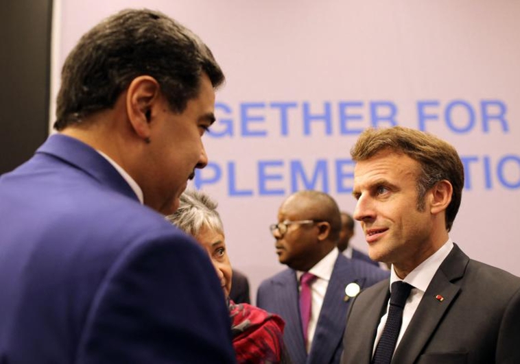 Macron anunció giro estratégico en las relaciones con Venezuela de Maduro
