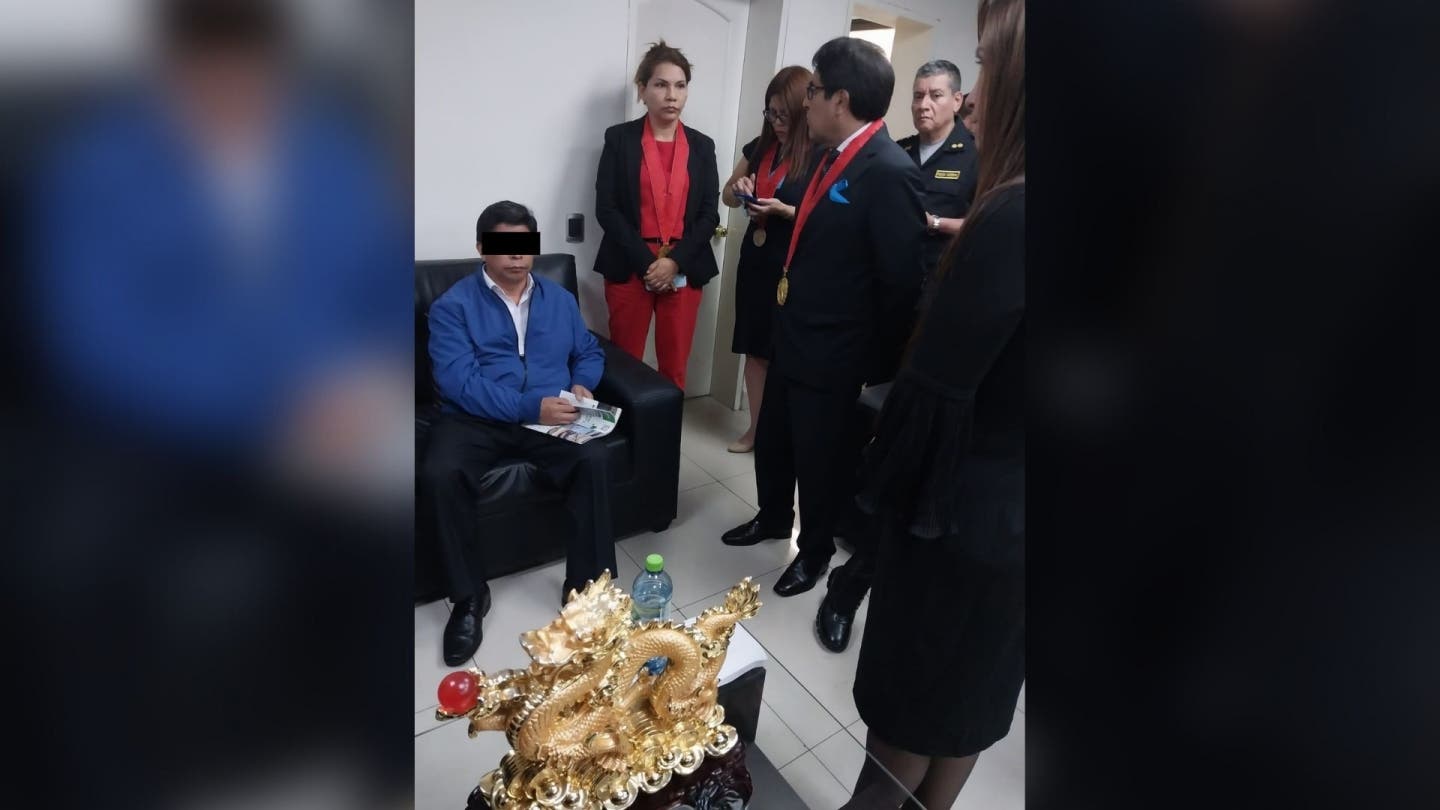 Fiscalía peruana confirmó detención de Pedro Castillo