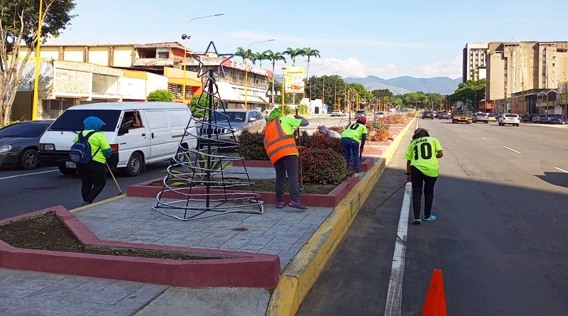 Fundación Carabobo Te Quiero fortaleció labores para el cuidado de la avenida Bolívar