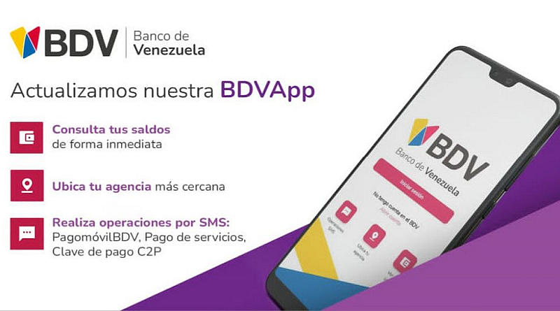 Banco de Venezuela actualizó su plataforma digital