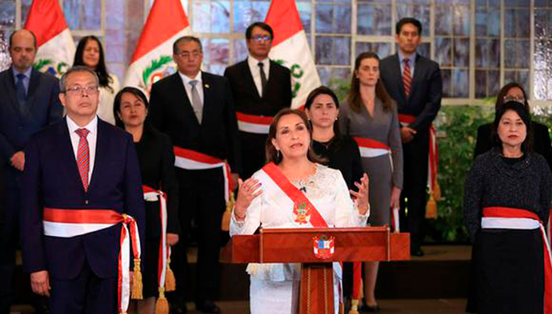 Gobierno de Perú solicita a la comunidad internacional respeto a sus decisiones internas