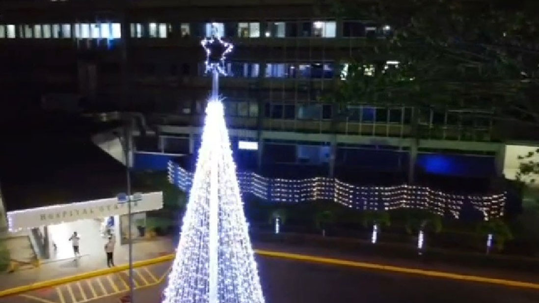 Bolívar | Encienden luces de navidad en el Hospital Uyapar de Puerto Ordaz