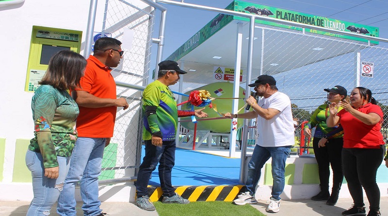 Gobernador Lacava inauguró microplanta de llenado de GasDrácula