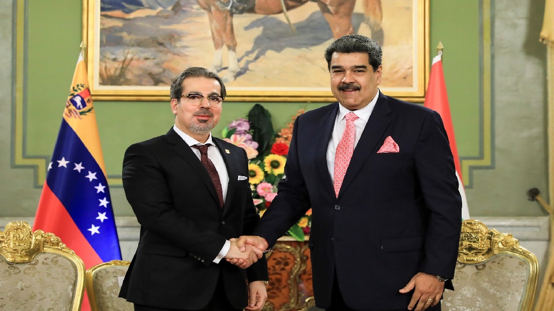 Presidente Maduro recibió cartas credenciales del embajador de Siria