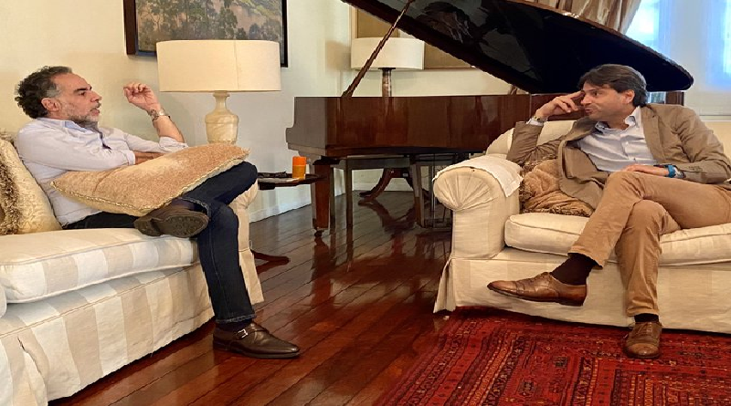 Embajador Benedetti recibió al coordinador humanitario de la ONU Gianluca Rampolla