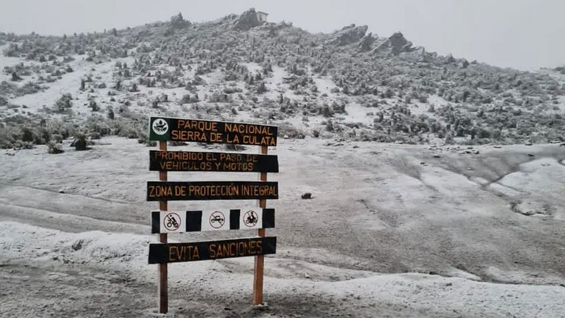Mérida | Registran primera nevada del año en Pico El Águila