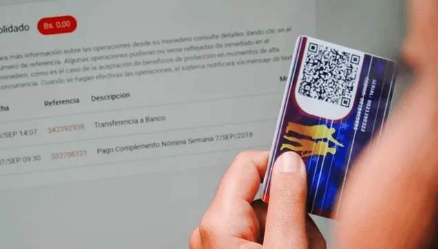 Carnet de la Patria | Inició pago de bonos Chamba Juvenil y Movimiento Somos Venezuela