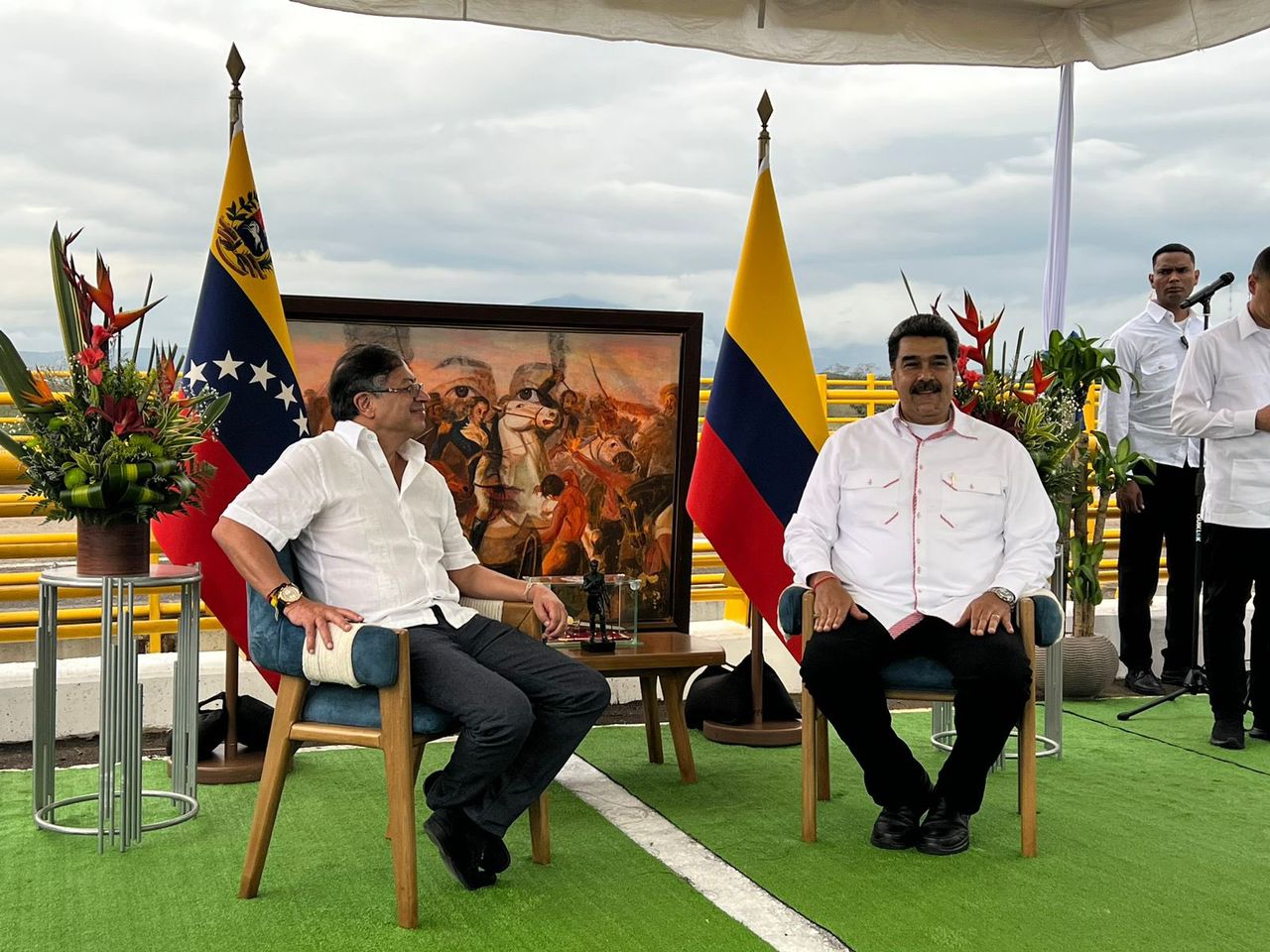 Presidente de Venezuela se reunió con su homólogo colombiano Gustavo Petro