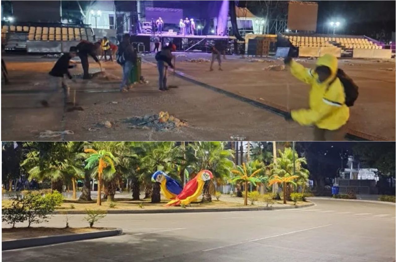 Alcaldía de Caracas garantizó limpieza del Paseo Los Próceres, tras finalización de la temporada carnestolenda 2023