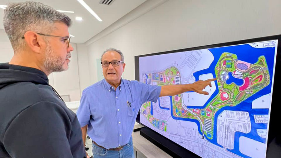 Alcalde de Lechería anunció construcción del parque Virgen Del Valle