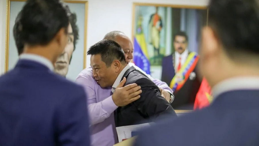 Diosdado Cabello se reunió con la delegación del Partido Comunista de Vietnam