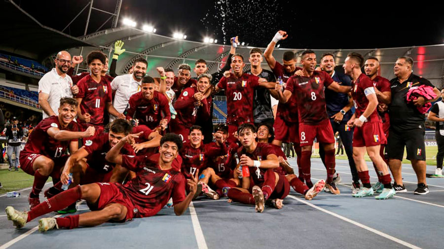 Venezuela jugará con Colombia en el hexagonal final del Sudamericano Sub-20
