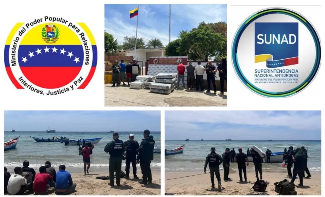 Venezuela ha destruido 21 mil 595 kilogramos de drogas durante el 2023