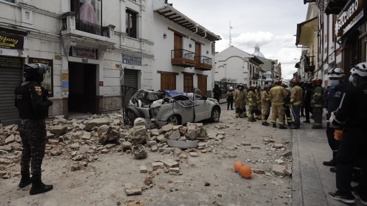 Asciende a 446 la cifra de heridos por el sismo de 6,5 grados en Ecuador