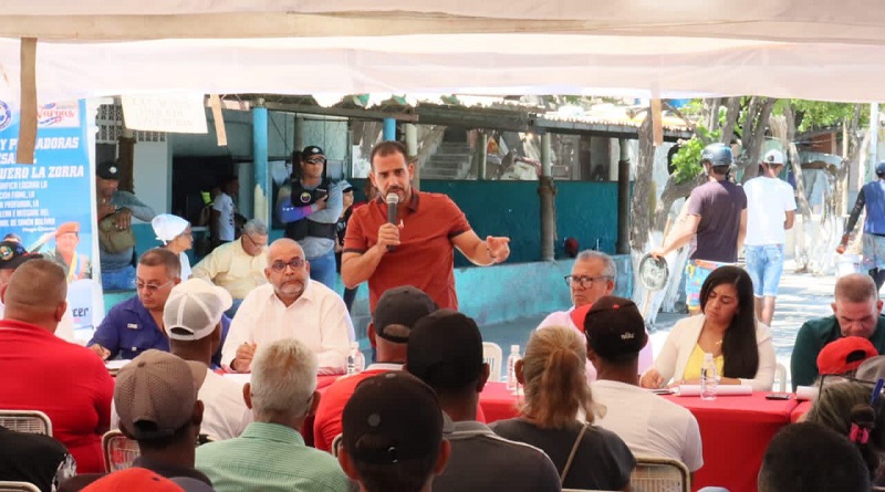 Fortalecerán área económica e infraestructura en sector La Zorra de La Guaira