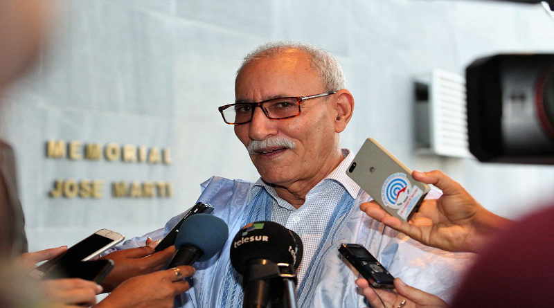 Arribó a Venezuela el presidente de la República Árabe Saharaui, Brahim Ghali
