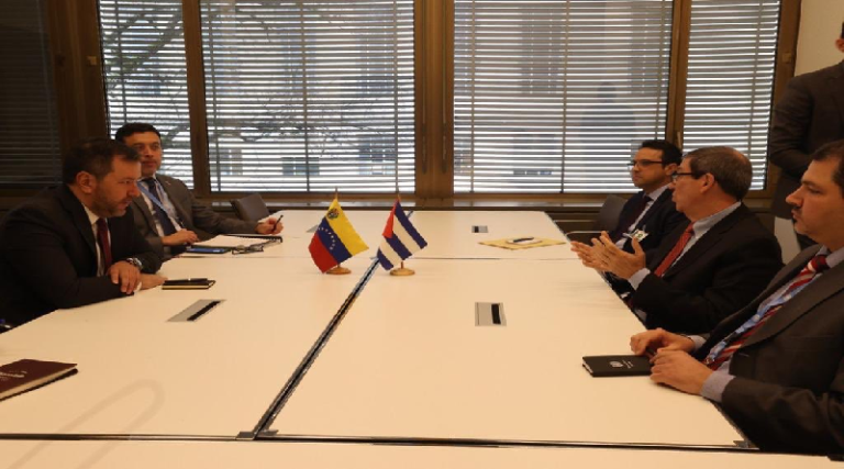 Cancilleres de Venezuela y Cuba ratifican voluntad de trabajo conjunto