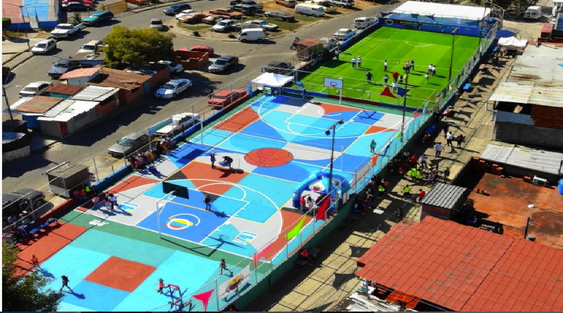 Rehabilitaron Complejo Deportivo Ayacucho en el 23 de Enero, Caracas