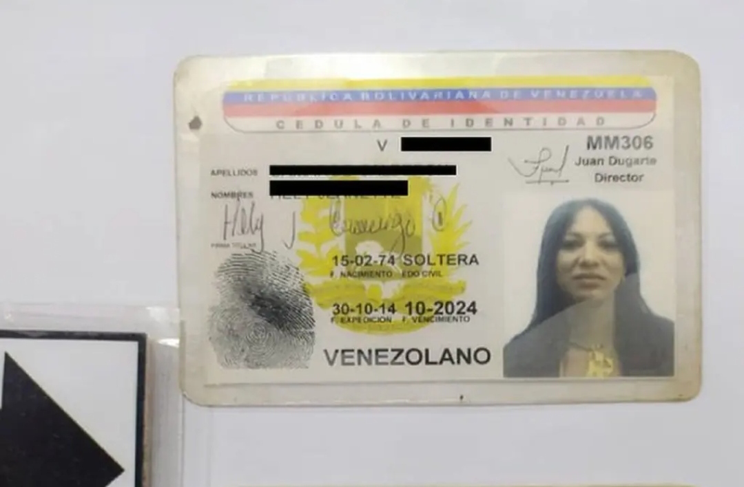 Detenida mujer colombiana en Caracas por usurpación de identidad