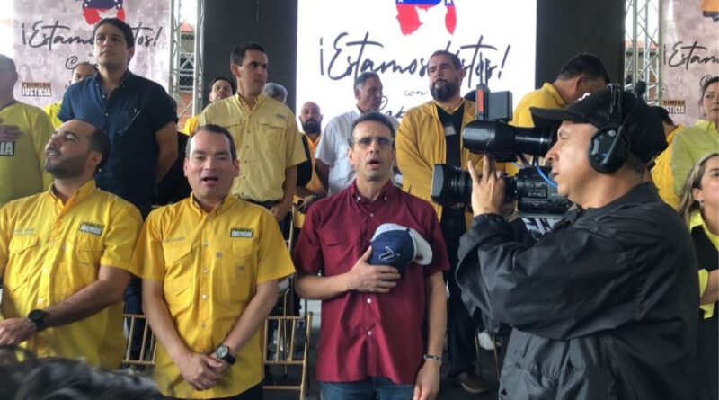 Henrique Capriles proclamado oficialmente candidato de Primero Justicia para la primaria