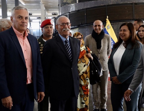 Alcaldesa de Caracas recibió al presidente árabe Brahim Gali