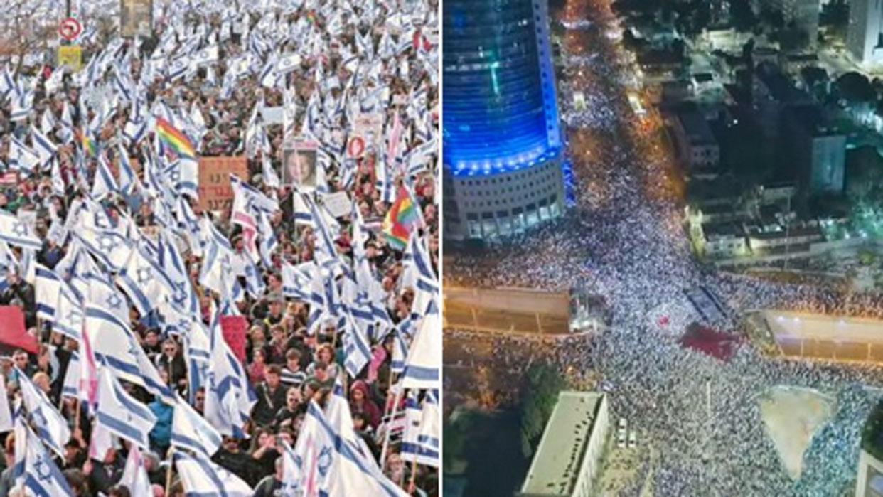 Medio millón de personas participaron en la mayor protesta de la historia de Israel