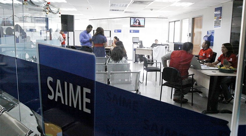 Saime suspenderá sus servicios temporalmente