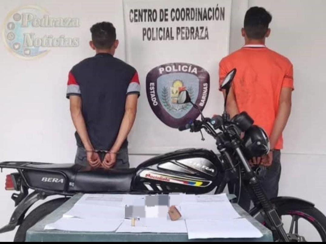 Detenidos en Barinas dos sujetos con un arma de fuego