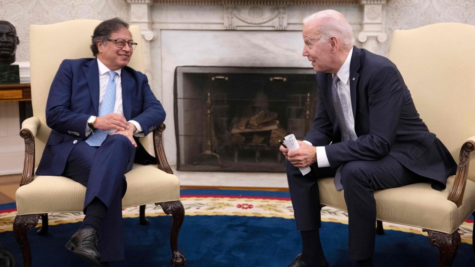 Gustavo Petro, presidente de Colombia, se reunió con Joe Biden en la Casa Blanca