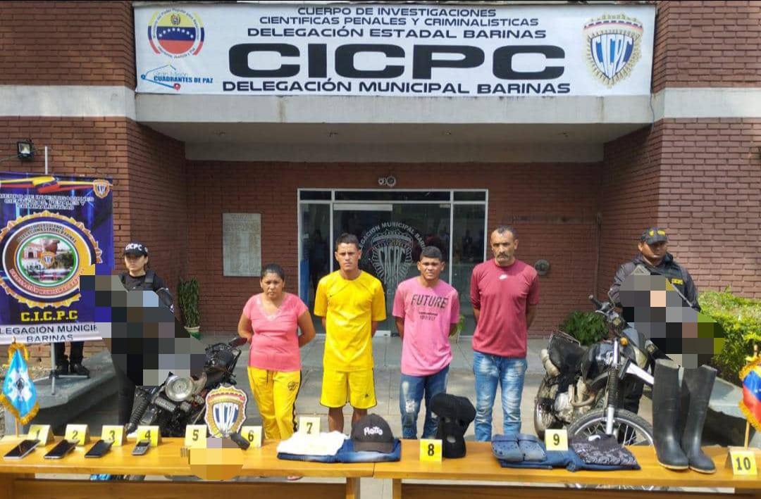 Mediante investigaciones de campo, CICPC Barinas esclareció el asesinato de una mujer en Barrancas