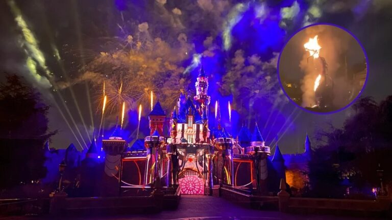 Atracción de Disneyland en California se incendió en pleno espectáculo (+Video)