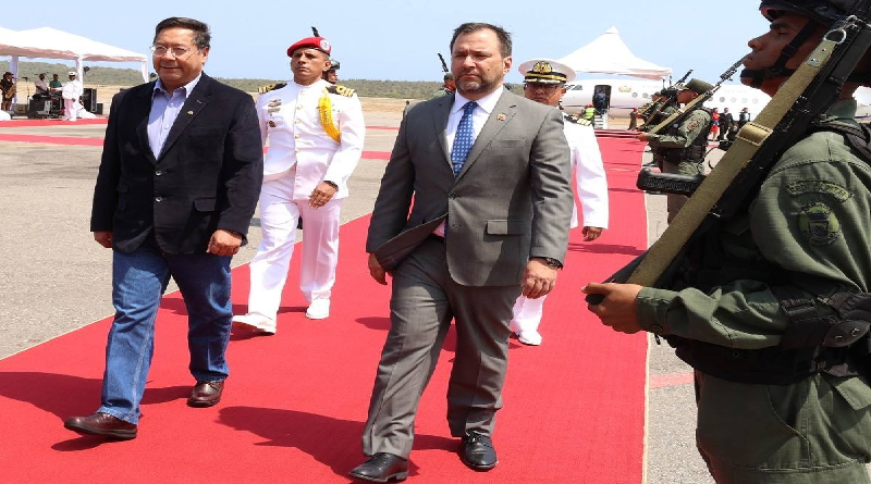 Arribó a Venezuela el presidente del Estado Plurinacional de Bolivia, Luis Arce