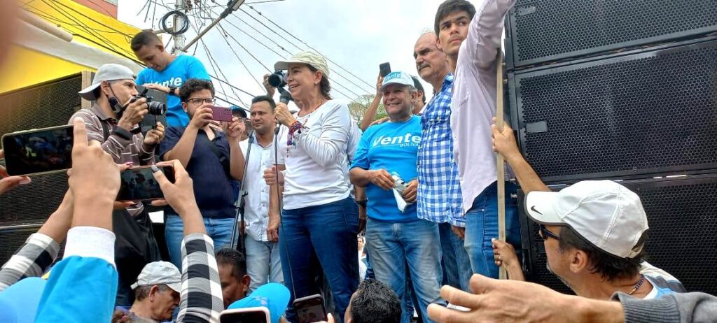 María Corina Machado aseguró que la gran mayoría de los venezolanos quieren un cambio, impulsado hacía una Venezuela decente